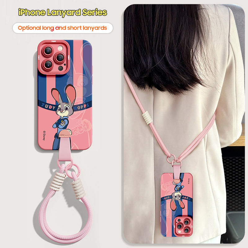 Zootopia-Inspired Silicone iPhone Case | Includes Free Wrist & Cross-Body Strap!