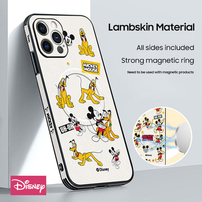 Delightful Disney-Inspired Leather iPhone MagSafe Case | Original Design Collection