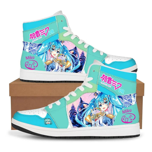 Hatsune Miku High Top Sneakers - Vocaloid Edition