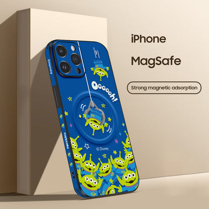 Disney-Inspired MagSafe iPhone Case | Premium Cartoon Leather Design