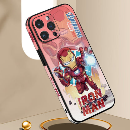 Marvel-Inspired Leather Phone Case for iPhone with MagSafe Compatibility