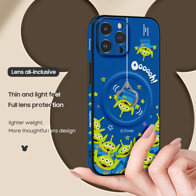 Disney-Inspired MagSafe iPhone Case | Premium Cartoon Leather Design