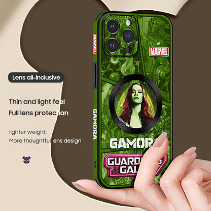 Galactic Adventure: Guardians of the Galaxy Cartoon Leather iPhone MagSafe Case