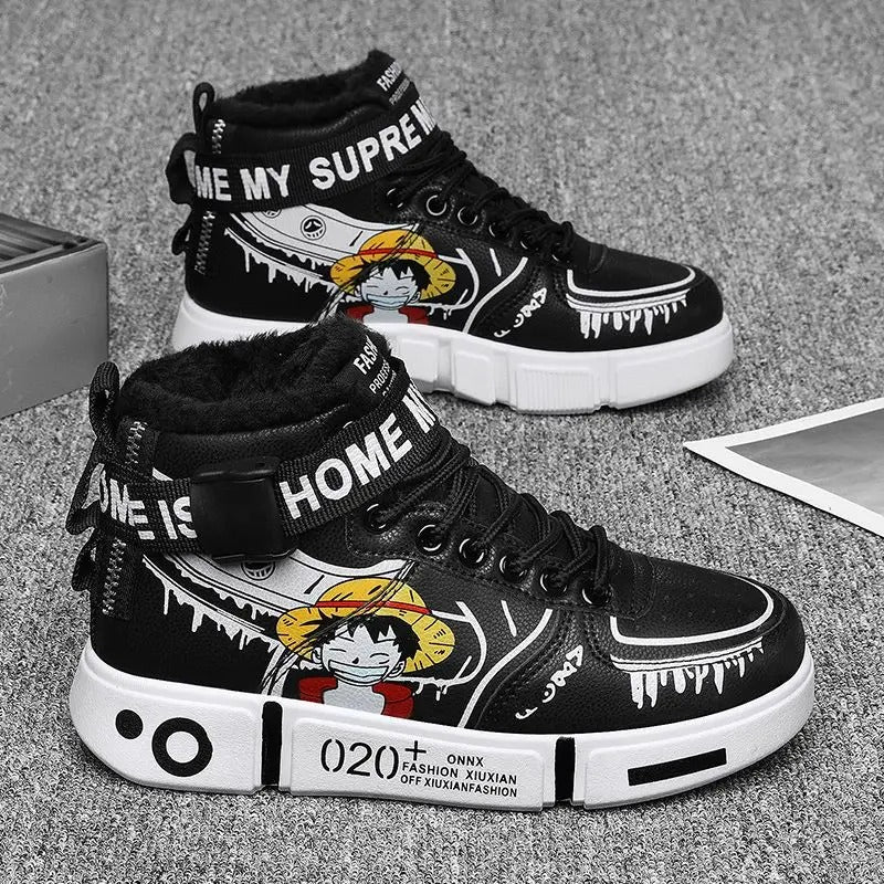 Luffy’s Adventure High Tops – Winter Edition