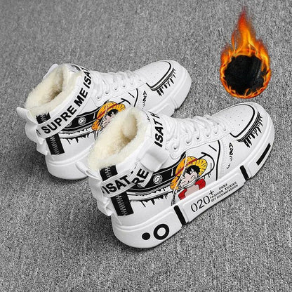 Luffy’s Adventure High Tops – Winter Edition