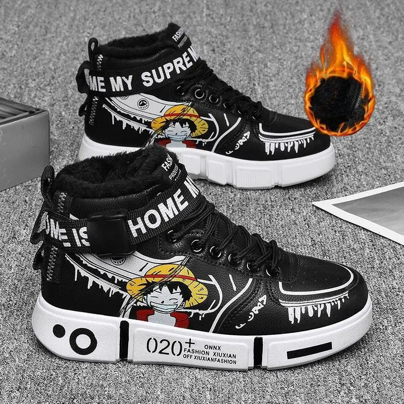 Luffy’s Adventure High Tops – Winter Edition