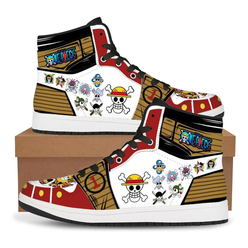 One Piece Straw Hat Crew High-Top Sneakers