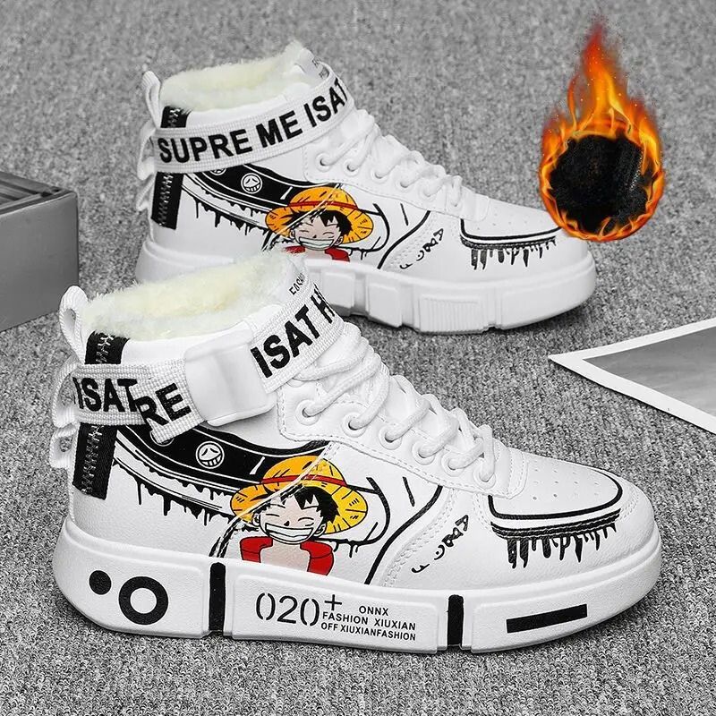 Luffy’s Adventure High Tops – Winter Edition