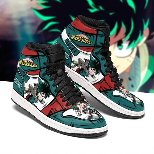 Deku High Top Sneakers - My Hero Academia Edition