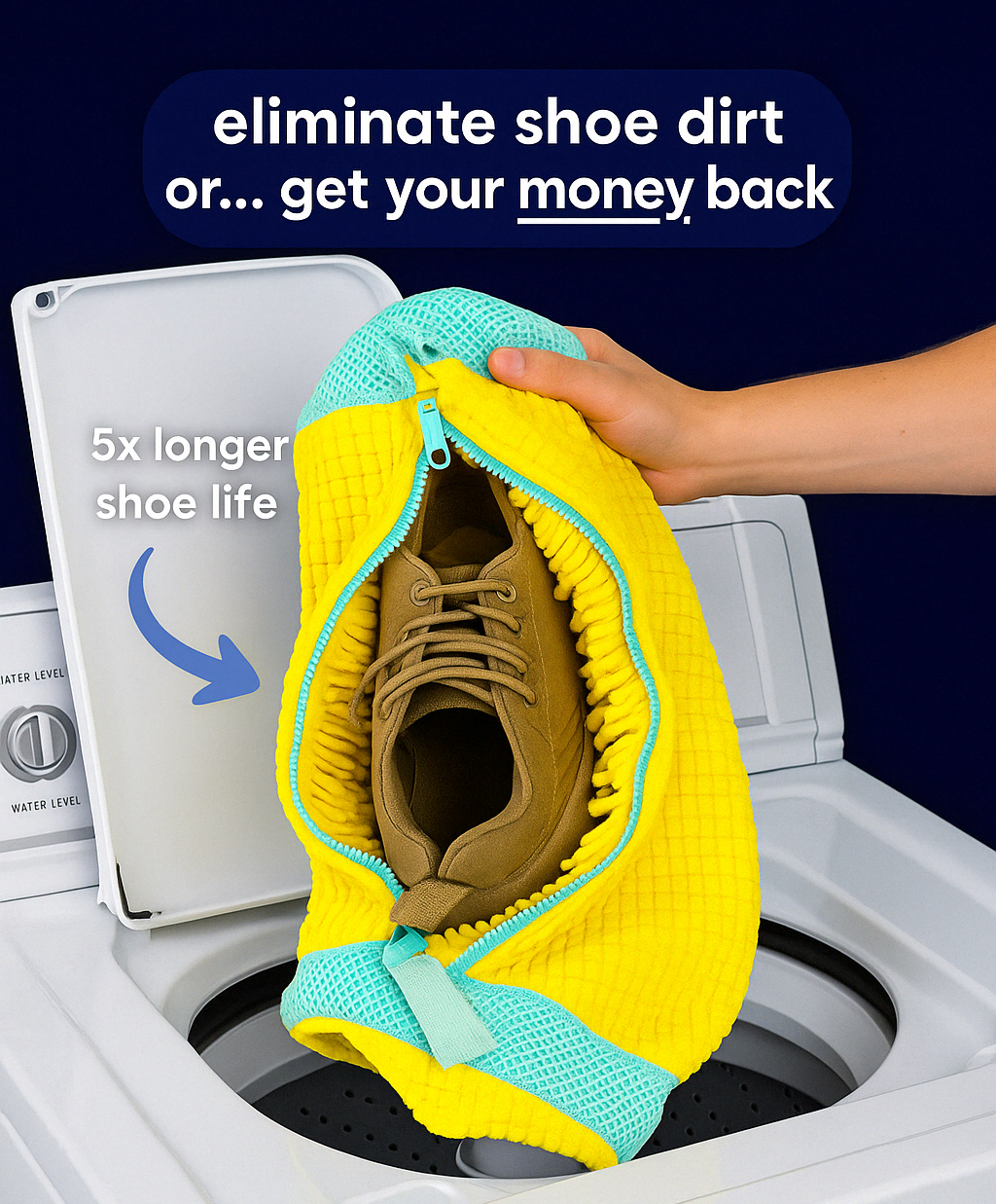 SneakerShield™ - Revolutionary Laundry Shoe Bag for Effortless Stain Protection
