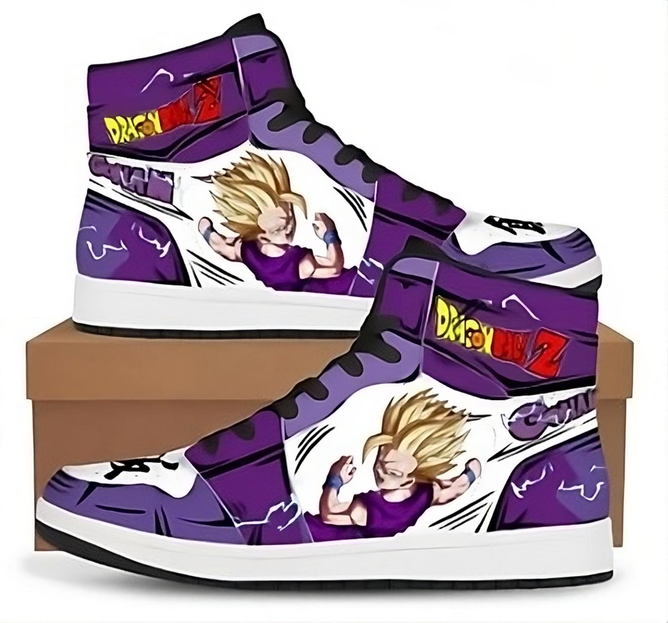 Gohan Mystic Purple High Tops – DBZ Edition