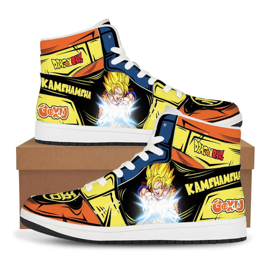 Super Saiyan Kamehameha High Tops – DBZ Edition