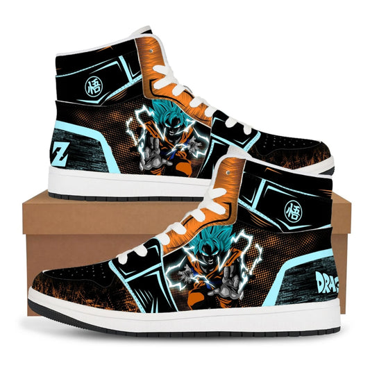 Super Saiyan Blue Goku High Tops – DBZ Edition