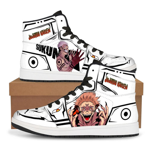 King of Curses Sukuna High Tops – Jujutsu Kaisen Edition