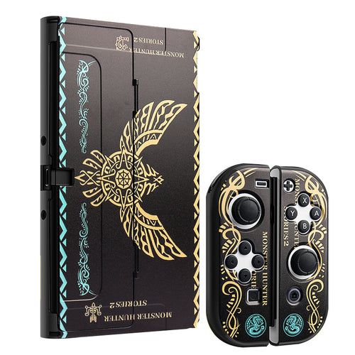 Vibrant Wings of Ruin Nintendo Switch OLED Protective Case – Game-Themed Elegance