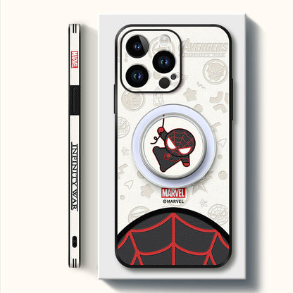 Spider-Man Inspired Leather Phone Case for iPhone MagSafe | Original Design