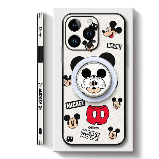 Disney-Inspired Leather Phone Case for iPhone MagSafe | Original Design