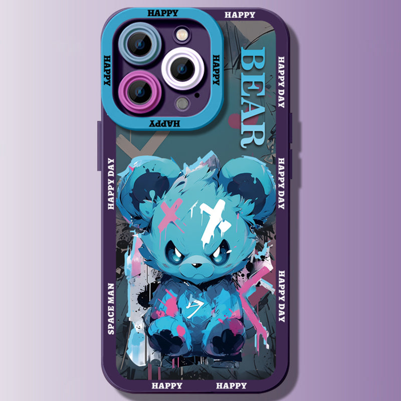 Vibrant Cartoon Art Phone Case for iPhone Series