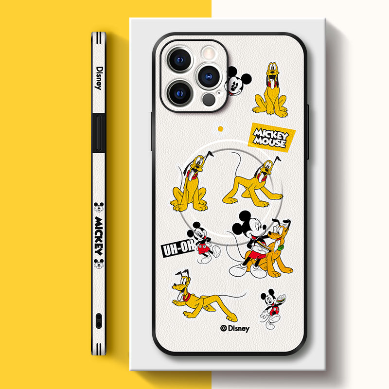 Delightful Disney-Inspired Leather iPhone MagSafe Case | Original Design Collection