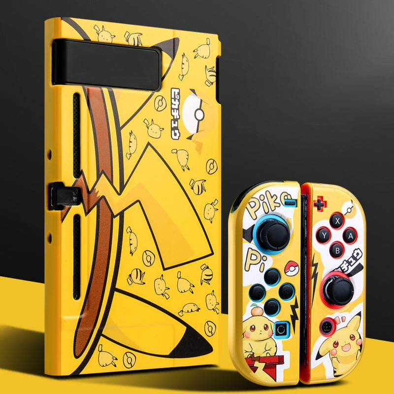 Pikachu-Themed Protective Case for Nintendo Switch - Stylish and Fun!