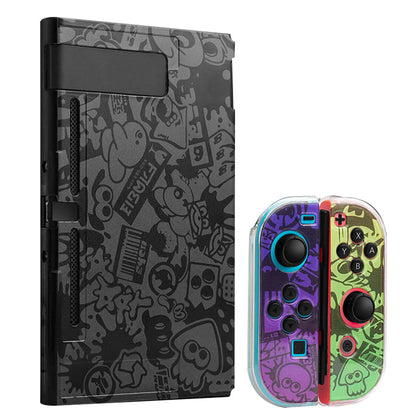 Splatoon 3 Inspired Protective Case for Nintendo Switch - Game-Themed Fun!