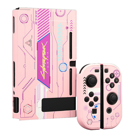 Cyberpunk-Inspired Protective Case for Nintendo Switch - Game Theme Design