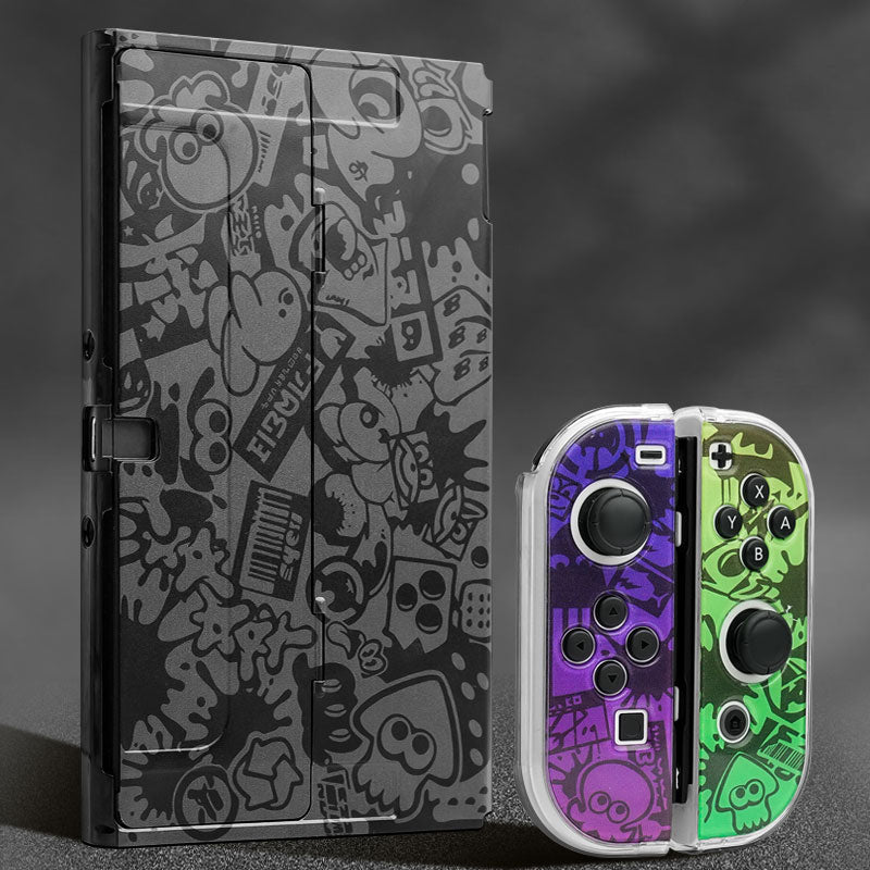 Nintendo Switch OLED Splatoon 3 Protective Case - Level Up Your Gaming Style!