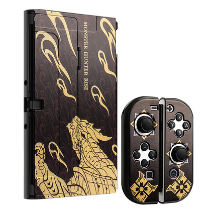 Monster Hunter-Themed Protective Case for Nintendo Switch OLED - Enhance Your Gaming Experience!