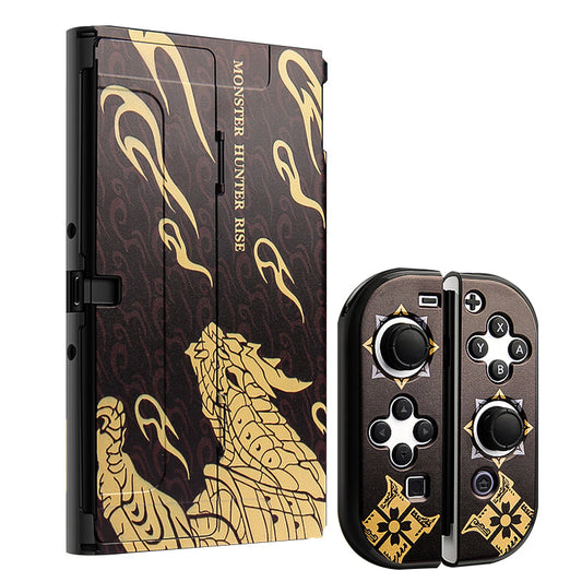 Monster Hunter-Themed Protective Case for Nintendo Switch OLED - Enhance Your Gaming Experience!