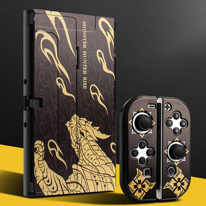 Monster Hunter-Themed Protective Case for Nintendo Switch OLED - Enhance Your Gaming Experience!