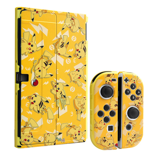 Vibrant Pokémon Pikachu Protective Case for Nintendo Switch OLED - Level Up Your Gaming Style!