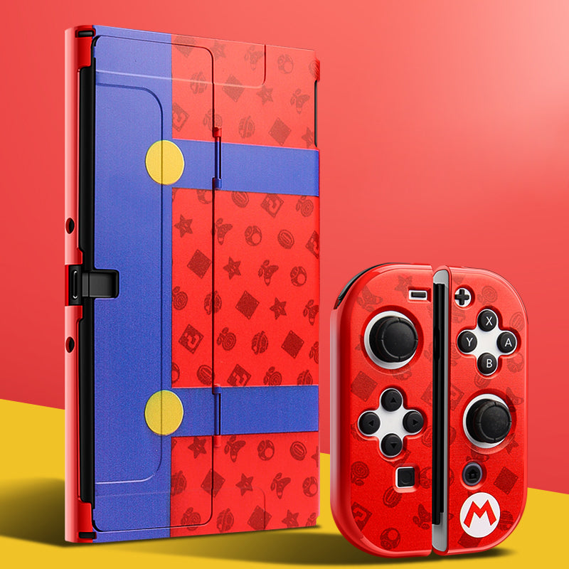 Super Mario Bros Inspired Protective Case for Nintendo Switch OLED - Ultimate Gaming Style!