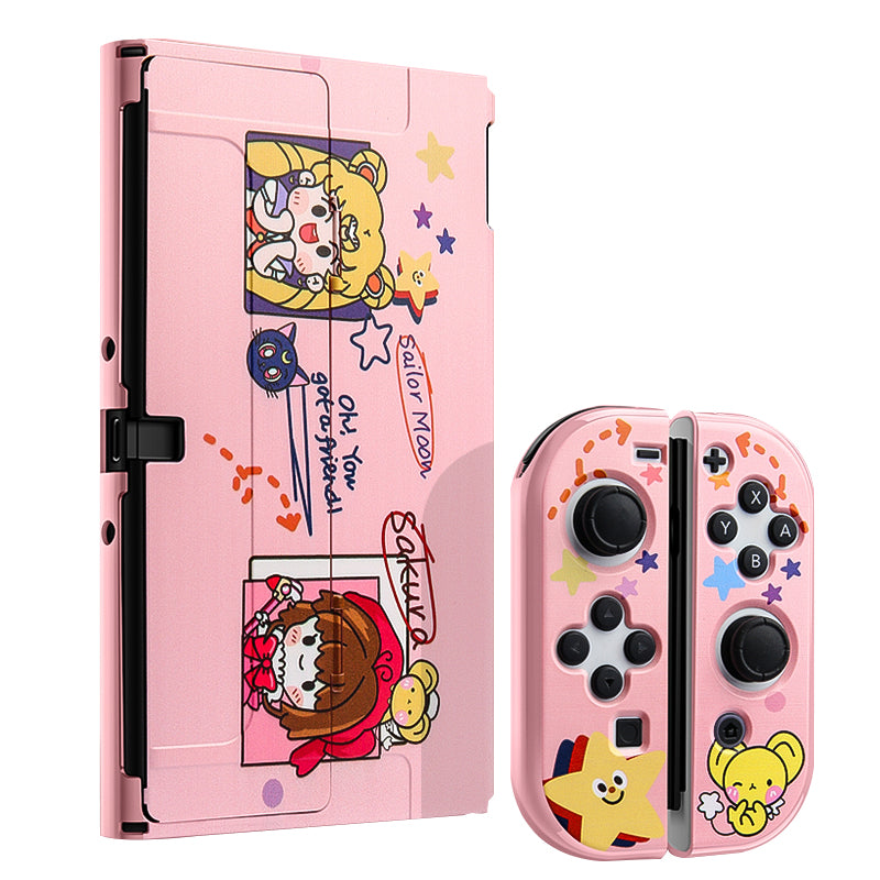 Sailor Moon-Inspired Protective Case for Nintendo Switch OLED - Anime Lovers Edition