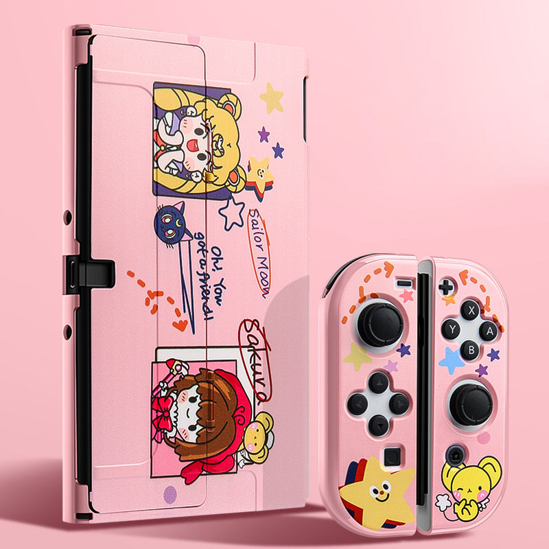 Sailor Moon-Inspired Protective Case for Nintendo Switch OLED - Anime Lovers Edition