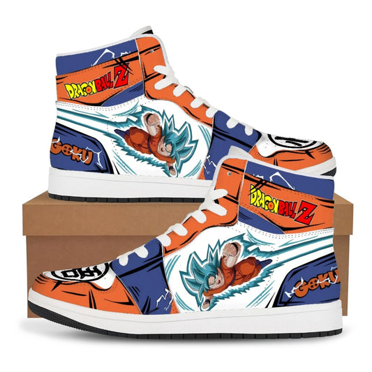 Super Saiyan Blue Dash High Tops – DBZ Edition