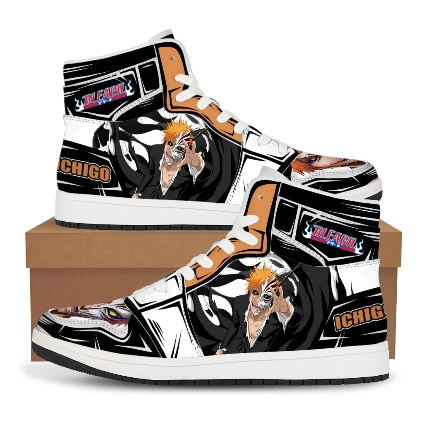 Ichigo Kurosaki High Top Sneakers - Bleach Edition