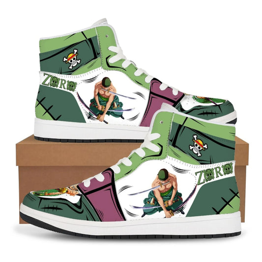 Roronoa Zoro High Tops – One Piece Edition