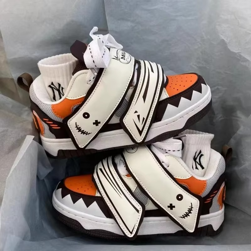 MonsterFlex™ Strap-Up Chunky Skate Sneaker – Graphic Street Platform