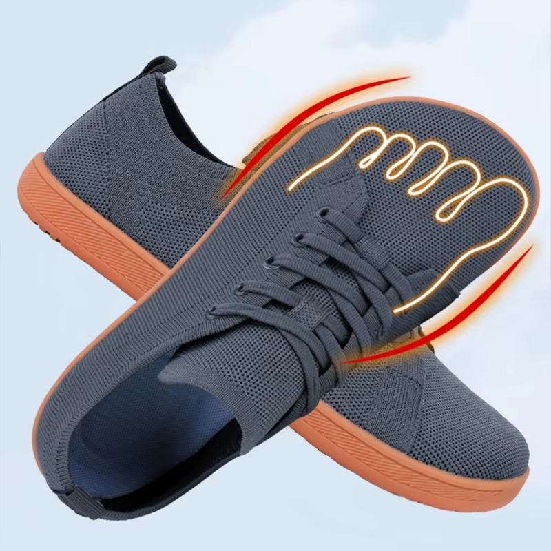 BareFlex™ Zero-Drop Minimalist Sneakers – Wide Toe Breathable Walking Shoes