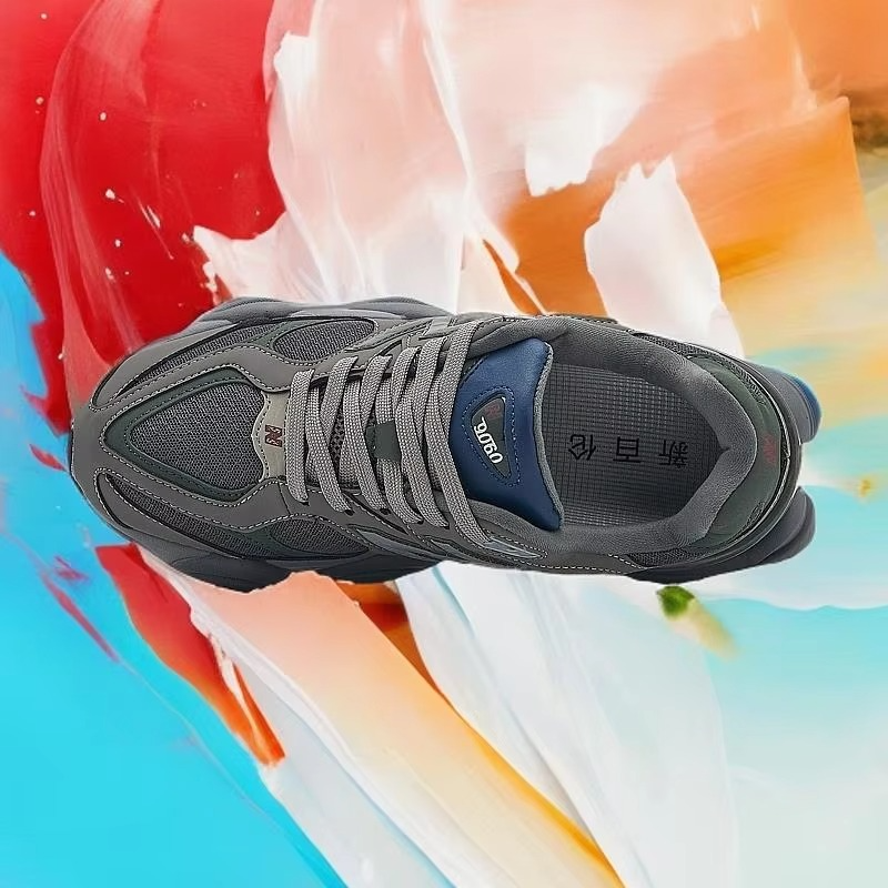 AERODYNEX™ FreshWave Lightweight Runner – Retro Mesh & Suede Training Sneaker
