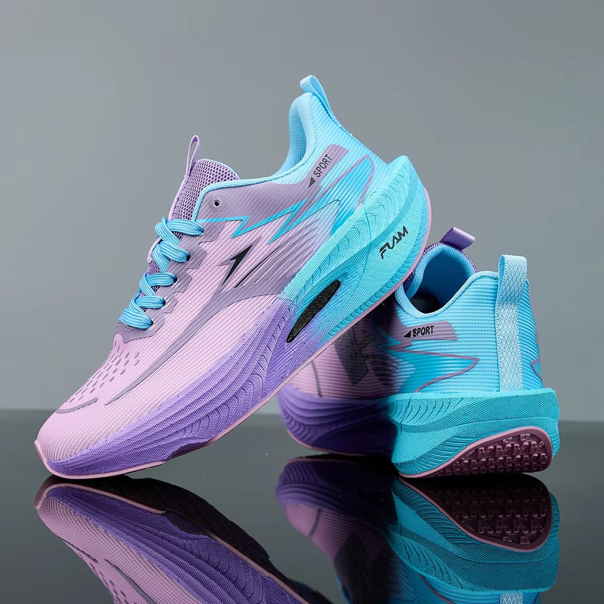 AEROVISTA™ MaxFlow Marathon Runner | High-Stack Lightweight Breathable Running Shoes