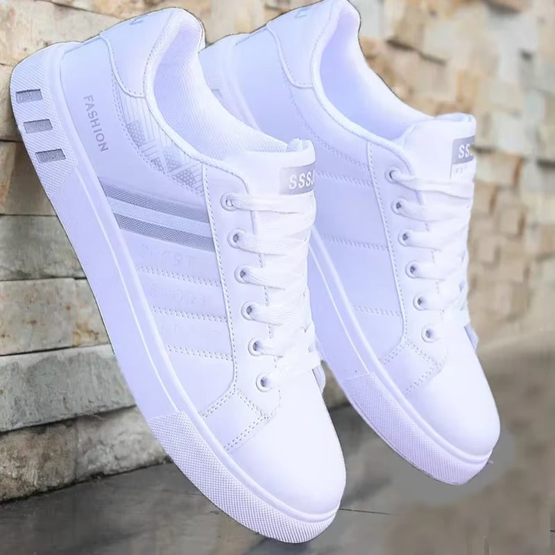 STRIDECORE™ Essential Vulcanized Low – Minimalist Court-Style Casual Sneakers
