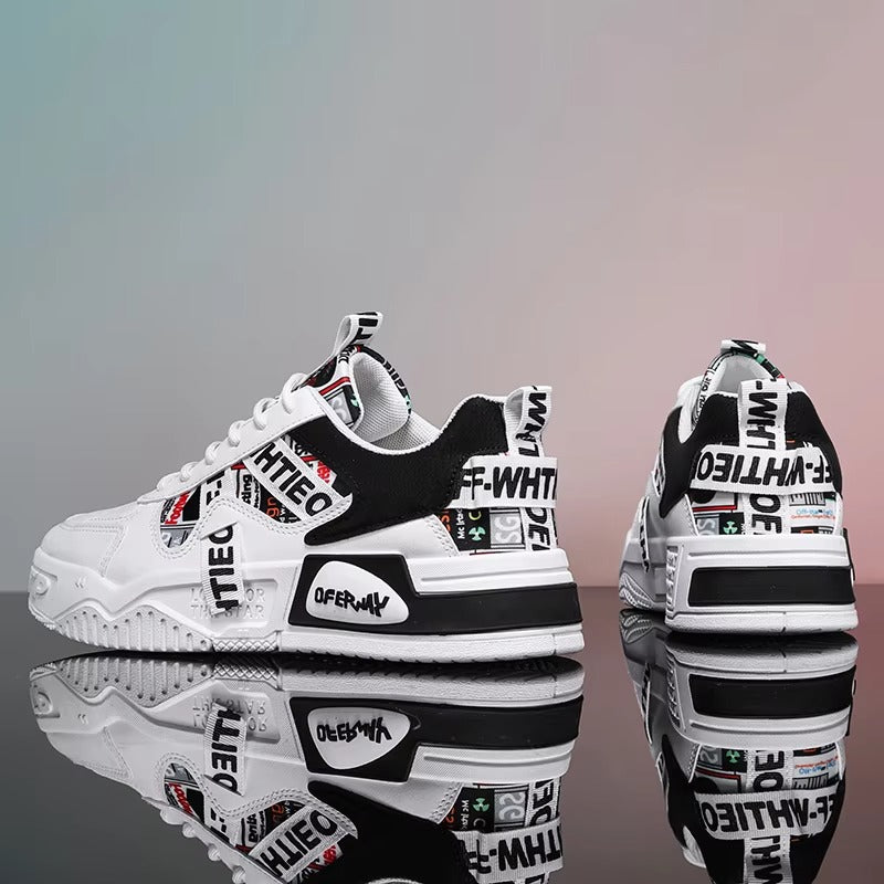 AEROFORM™ FluxPanel Retro-Tech Chunky Sneakers | Breathable Casual Streetwear Shoes