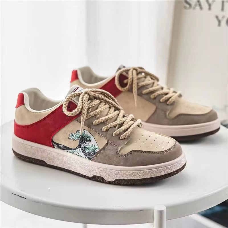 HikariWave Fusion Low-Top Retro Court Sneaker