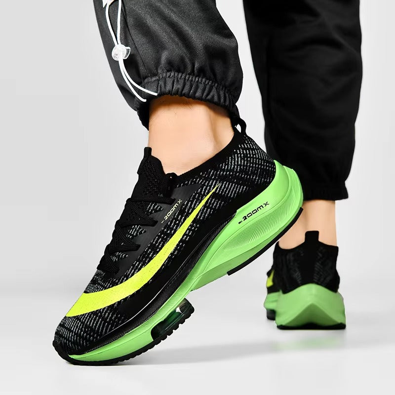 AeroFlux Velocity Knit Racer | Lightweight Cushion Running Sneakers for Men