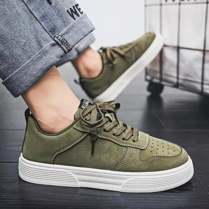 UrbanHiro SoftStep Retro Court Suede Sneakers