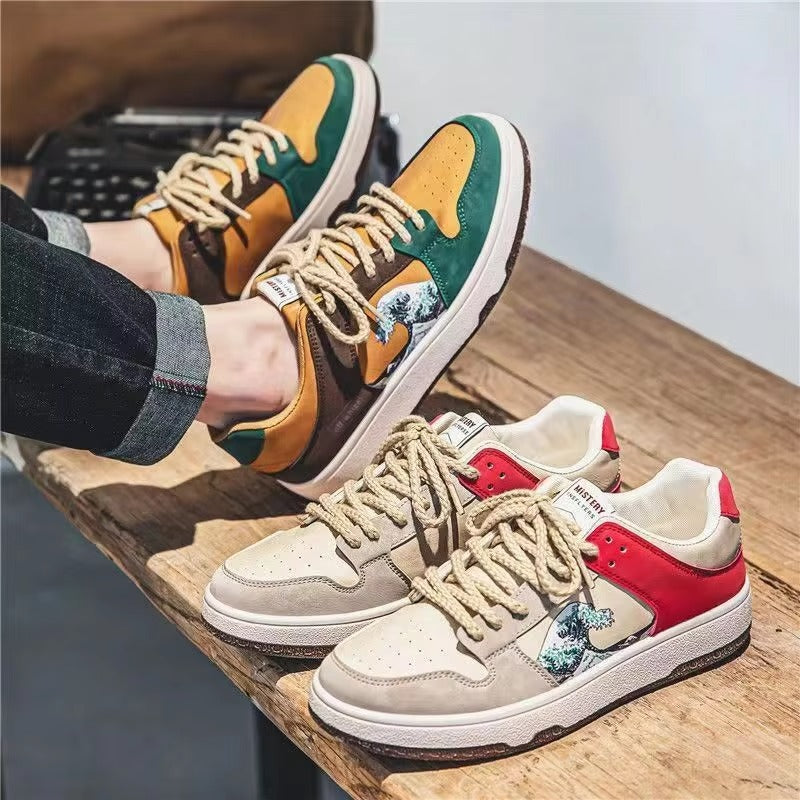HikariWave Fusion Low-Top Retro Court Sneaker