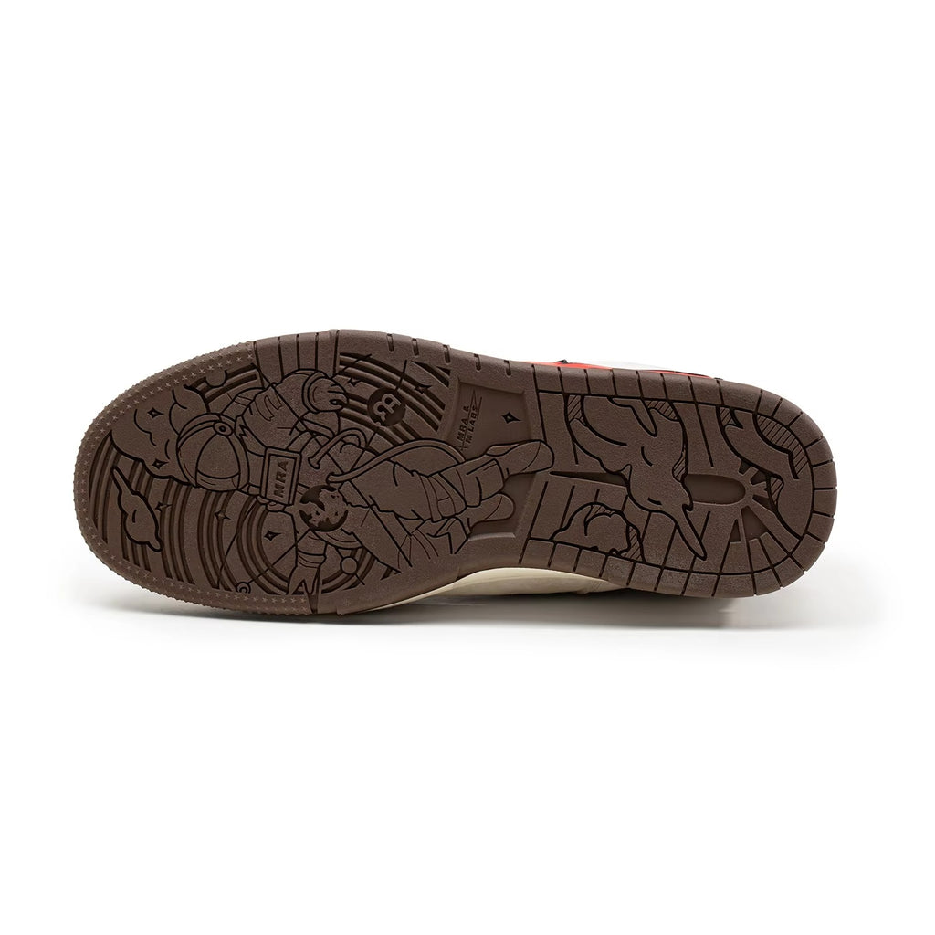 GHOSTVOLT™ Retro Skate Low – Illustrated Street-Punk Graphic Sneakers