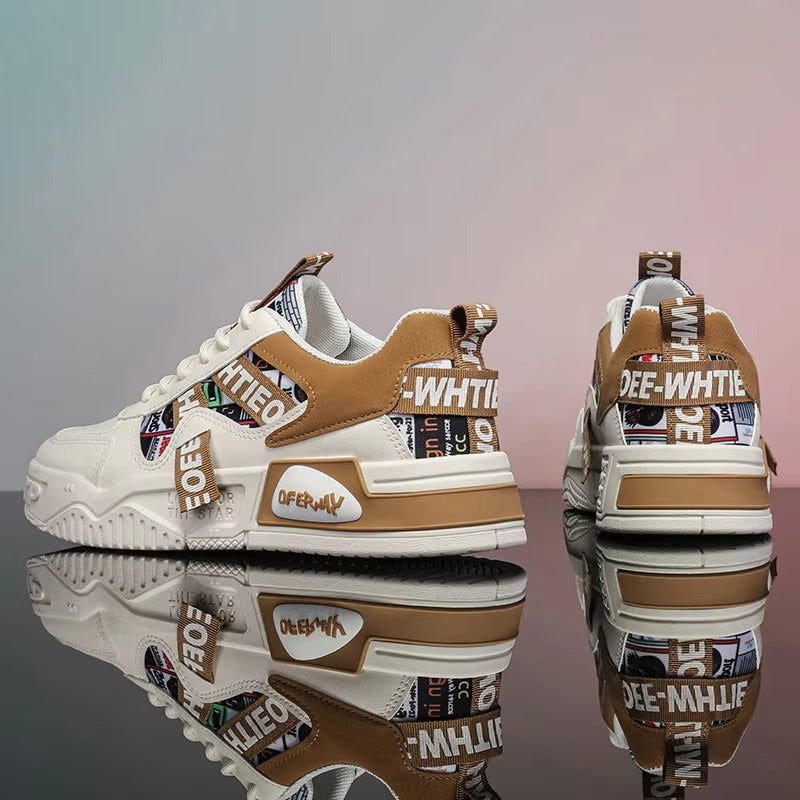 AEROFORM™ FluxPanel Retro-Tech Chunky Sneakers | Breathable Casual Streetwear Shoes