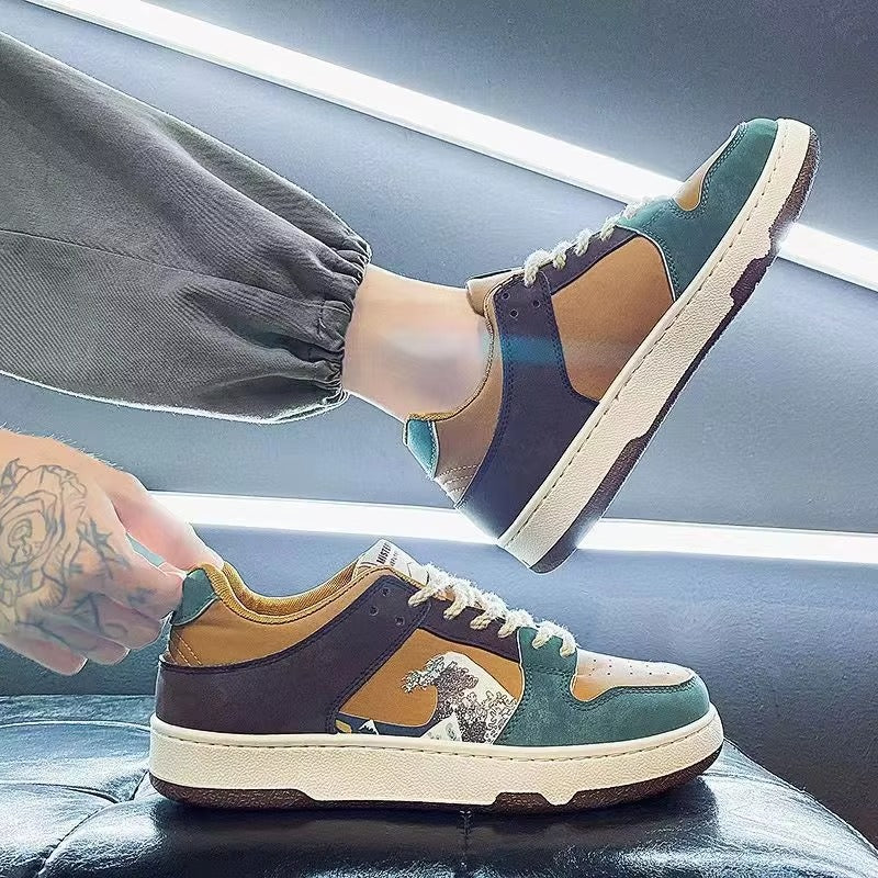 HikariWave Fusion Low-Top Retro Court Sneaker
